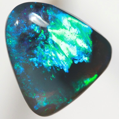 SOLID BLACK OPAL Double sided, sparkles on one side, rolling flashes on the other SEE VIDEOS